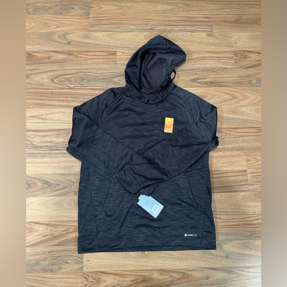Mens Tek Gear Warm Tek Fleece Lined Athletic Hoodie Size L
